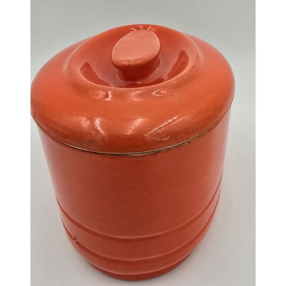 Vintage Ceramic Oval Serving Dish MCM Style 1950s Covered Bowl Good Condition - Picture 6 of 13